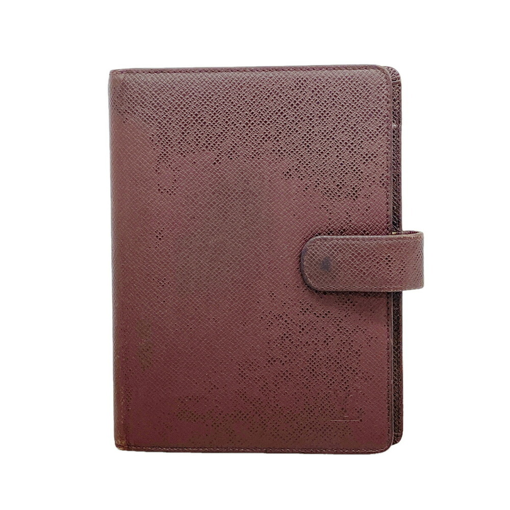 Louis Vuitton Taiga Agenda MM Notebook Cover R20413 Acajou Men's